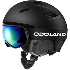 Kompakter Skihelm & Skibrille