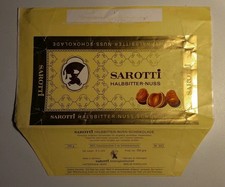 Altes Schokoladenpapier Sarotti Halbbitter Nuss Berlin