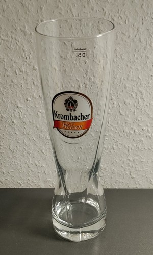Krombacher weizenbierglas - krombacher,