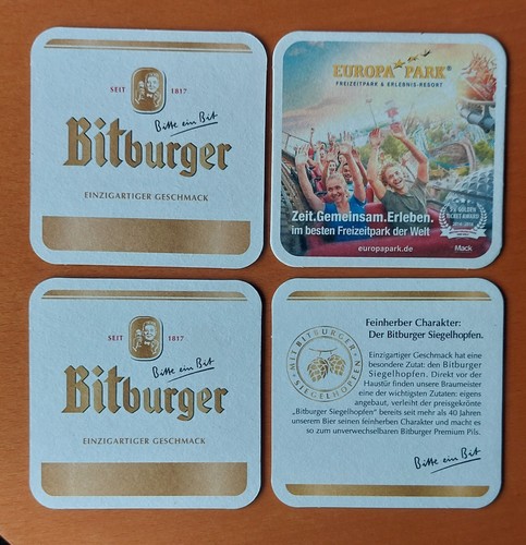 Bierdeckel bitburger - bierdeckel,