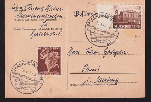 Deutsches reich 764 - 764,, 768