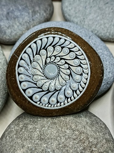Mandala stein spirale - mandala, spirale,