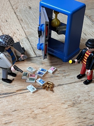 Playmobil bankräuber set geld - playmobil,