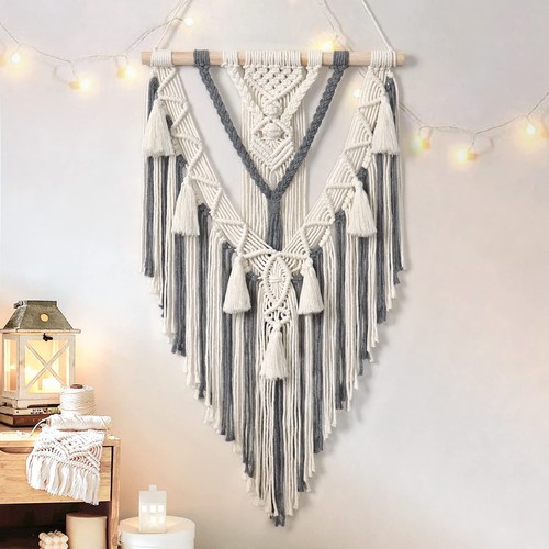 Makramee wandbehang boho - makramee,