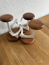 3 Garderoben-Kleider-Haken Schönbuch 1977 Wand-Garderobe 