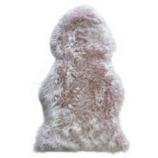 Echtes Lammfell Schaffell 140-150 XXL Premium-Öko-Fell-Teppich aus Deutschland