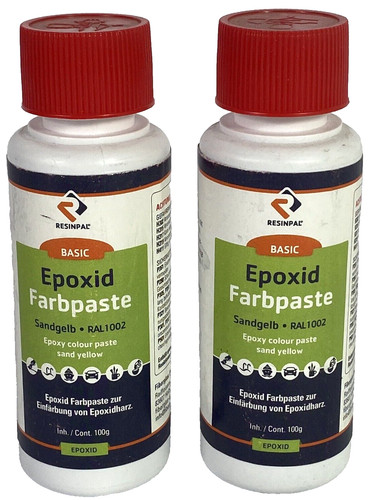100g farbpaste sandgelb ral - farbpaste,
