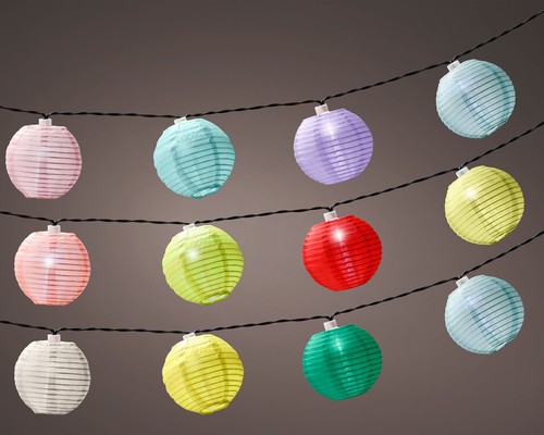 Led solar lampion lichterkette - led,
