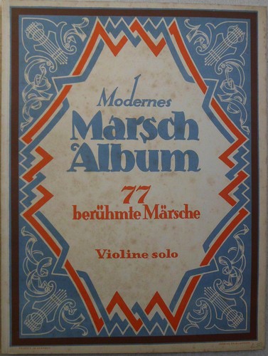 Noten modernes marschalbum - noten:,