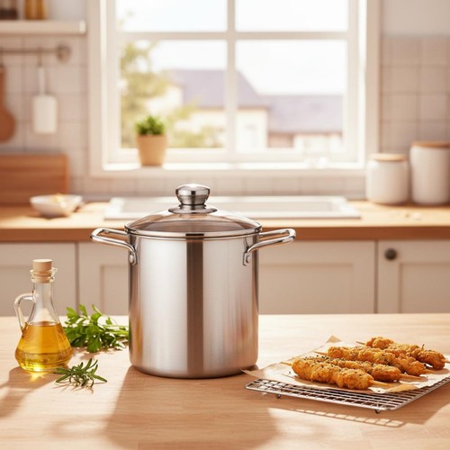 Fritiertopf mit korb - fritiertopf,