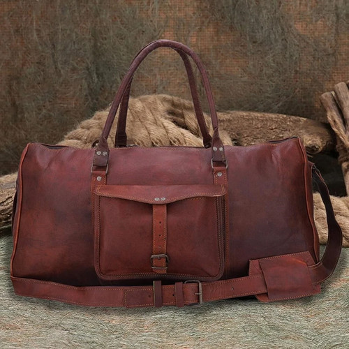 Herren leder tasche echt reise - leder,
