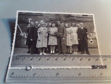 Altes Foto Familie Soldat mit