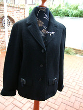 Blue Motion Walk Jacke Blazer schwarz Gr M/ L  100%Wolle