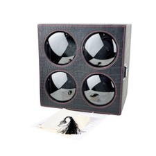 Bon Mercato GmbH Handgefertigter Uhrenbeweger Nautilus für 4 Uhren Schwarz