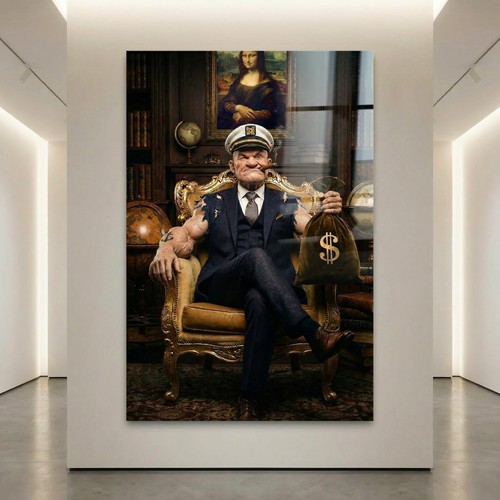 Popeye seemann luxus wandbild - luxus,