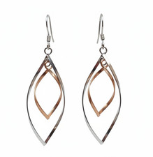 40 mm lange 925er Bicolor