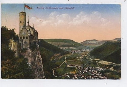 Schloß lichtenstein mit - schloß,
