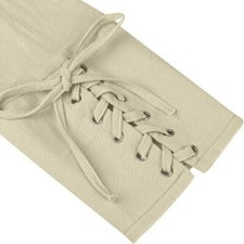 beiges Leinenhemd Größe S/M