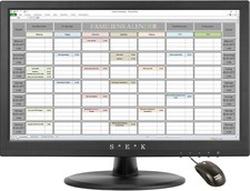 Digitaler Familienkalender Familienplaner Terminplaner Dauerkalender alle Jahre