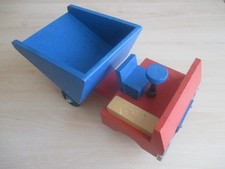 DDR, originaler großer Dumper mit Kippfunktion, Holz, Fa. Kienel oder Fröbel ?