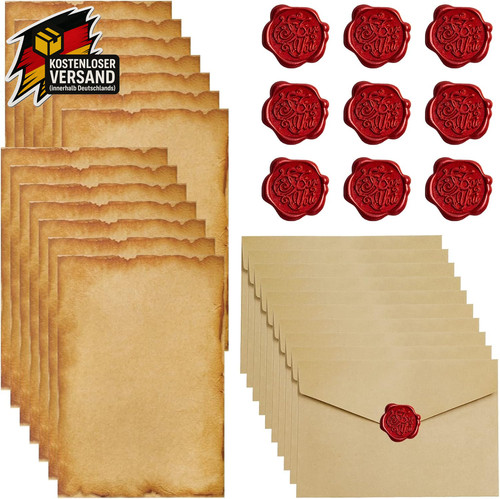 Vintage briefpapier set - briefpapier,