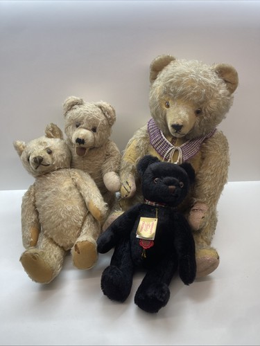 Sammlung antiker teddy bären - antiker,