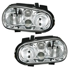 Scheinwerfer Set für VW Golf 4 mit NSW 97-03 H3 H1 H7 Halogen LWR Motor