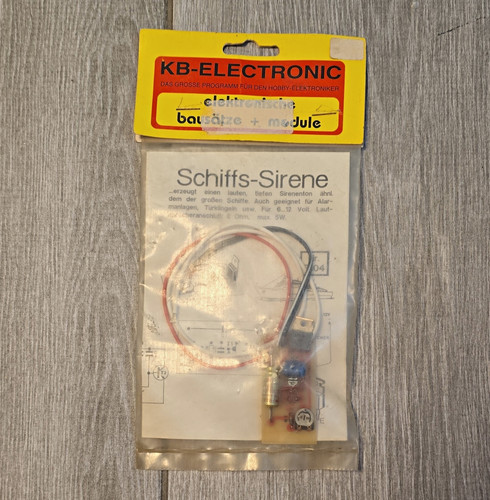 Electronic schiffs sirene - kb-electronic, schiffs-sirene