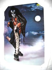 KISS Gene Simmons / LESLIE - SUPER POSTER MAGAZIN Poster  gefaltet  Sammlerstück