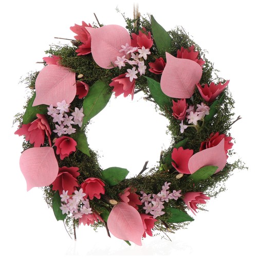 Osterkranz mit blumen - mit,