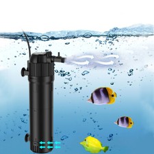 5-in-1 8W Aquarium Innenfilter mit UV Aquarium 800L/h Filter Pumpe Einstellbarer