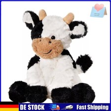 22cm Plüschtier Kuh schwarz /