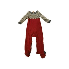 Engel 100% Schurwolle 86/92 Rot Blau Weiß Mit Fuß Ohne, superZustand Schlafanzug