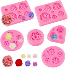 6 Stück Fondant-Silikonform