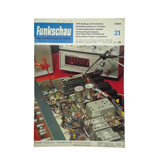 Funkschau heft zeitschrift - funkschau, /