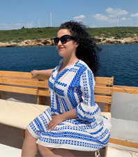 Azteken Tunika Kleid Ethnik