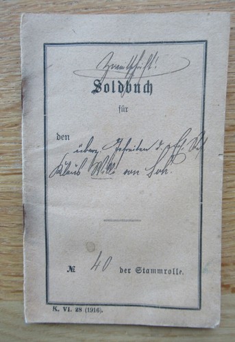 Soldbuch oberkommando der - soldbuch, 5