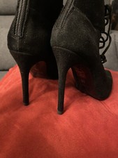 Cinti High Heels Gr 36  Stilettos  Mega Spitz Stiefeletten Echtleder Pumps