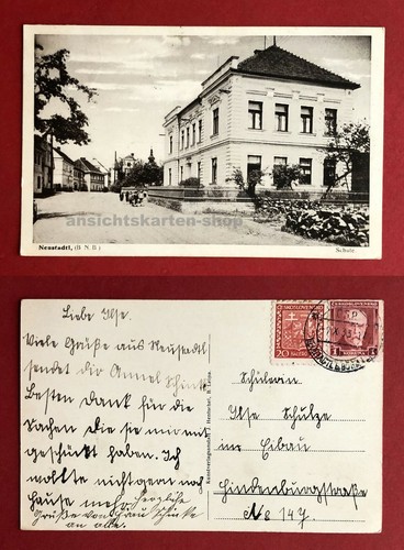 Neustadtl tschechien - ak,