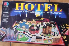 Hotel von MB Spiele Blaue Ausgabe von 1996 Brettspiel - Geld fehlt