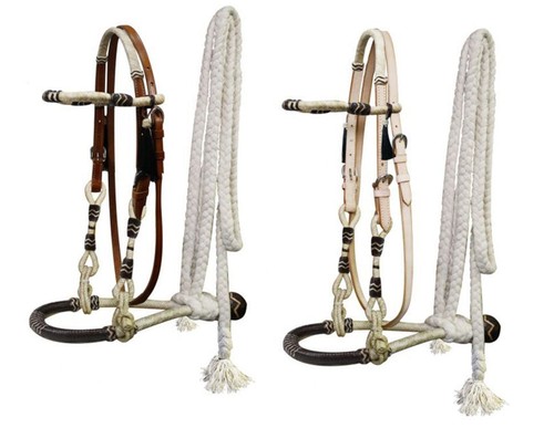 Showman leather headstall - showman,