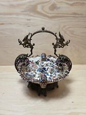 antike Historismus Henkel Schale Majolika Fischer J. Budapest