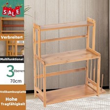 3 Ebenen Regal Bambus