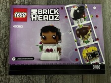 LEGO BrickHeadz 40383 Braut Hochzeit Neu - Originale Bauanleitung