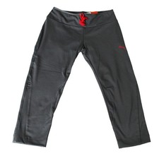 DAMEN PUMA  SPORT LAUFHOSE 3/4 LEGGINGS CAPRIHOSE CAPRI PANT D-GRAU 603262 Gr XS