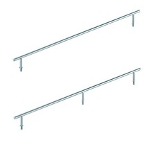 SO-TECH® Reling 504 / 810 mm f. Hängeschrank Gewürzhalter Küchenreling DA-Reling