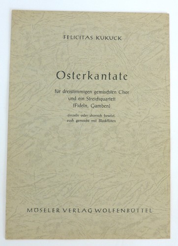 Chorheft noten osterkantate - noten,