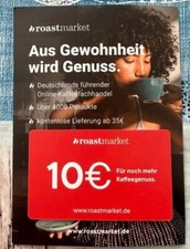 Roastmarket Gutschein 10 Euro