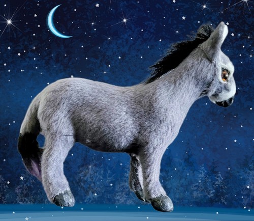 Krippenfigur esel stehend 15 - stehend,