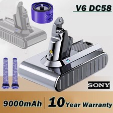 9000mAh Akku Für Dyson V6 DC58 SV03 DC74 DC62 Vakuum Staubsauger-Ersatzteile DE